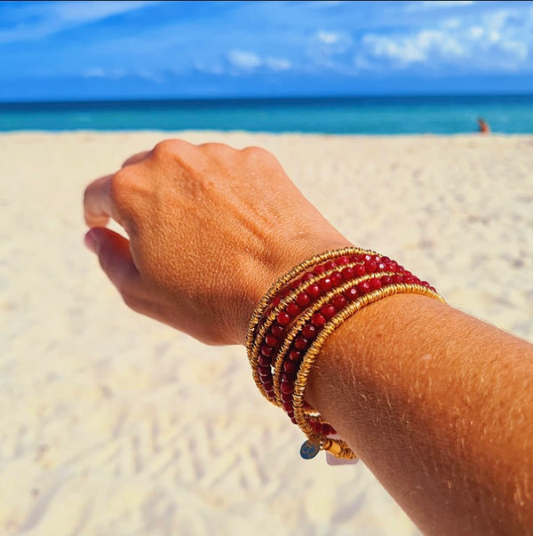 Pulsera Multiple roja