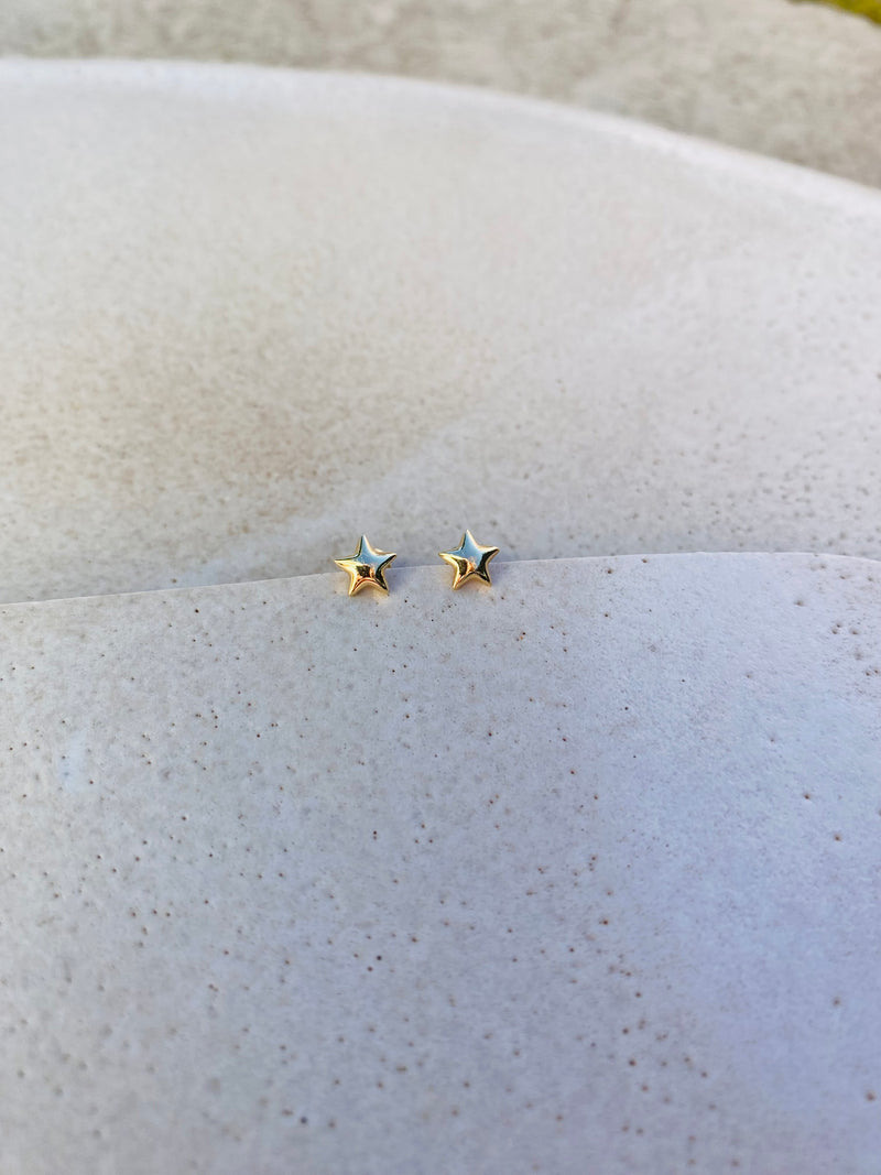 Aros mini estrellas