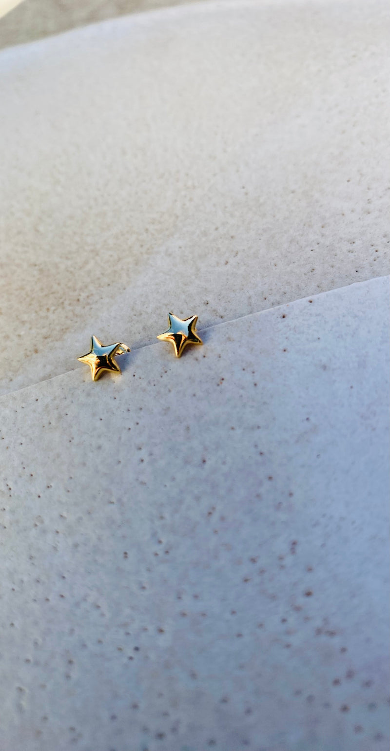 Aros mini estrellas