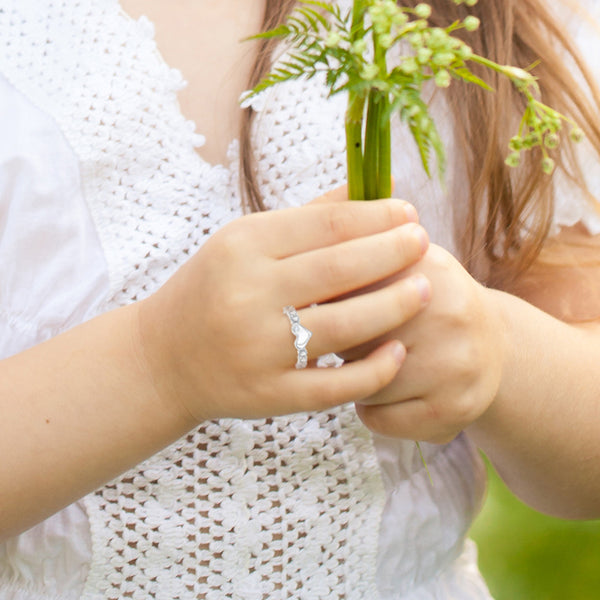 Anillo Corazón y circones